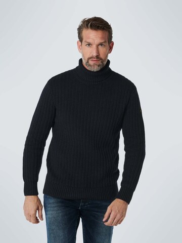 No Excess Sweater in Blue: front