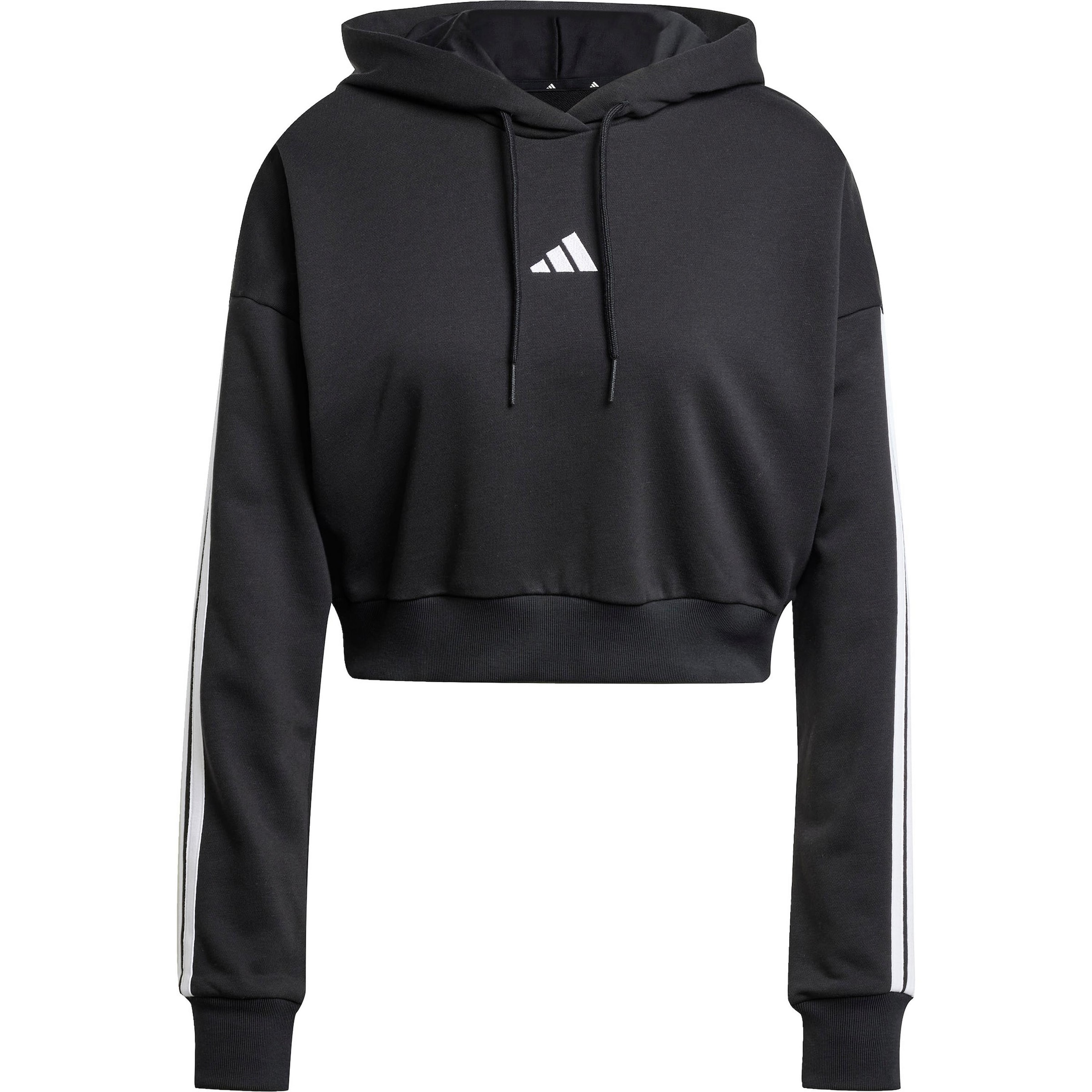 Sportsweatshirt 'Essentials 3-Stripes French Terry Cropped'
