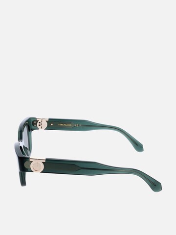 FERRAGAMO Zonnebril in Groen