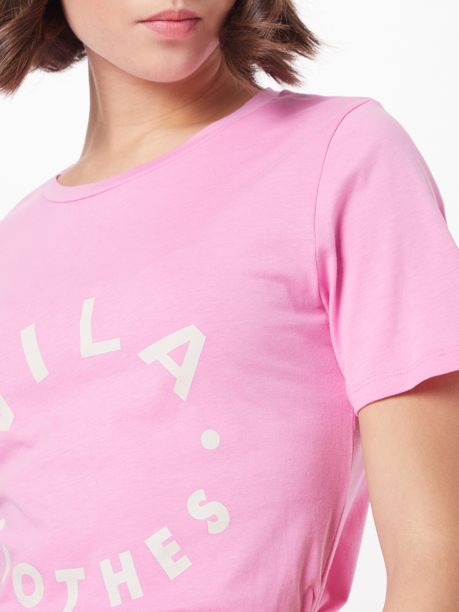 VILA T-Shirt in Pink 
