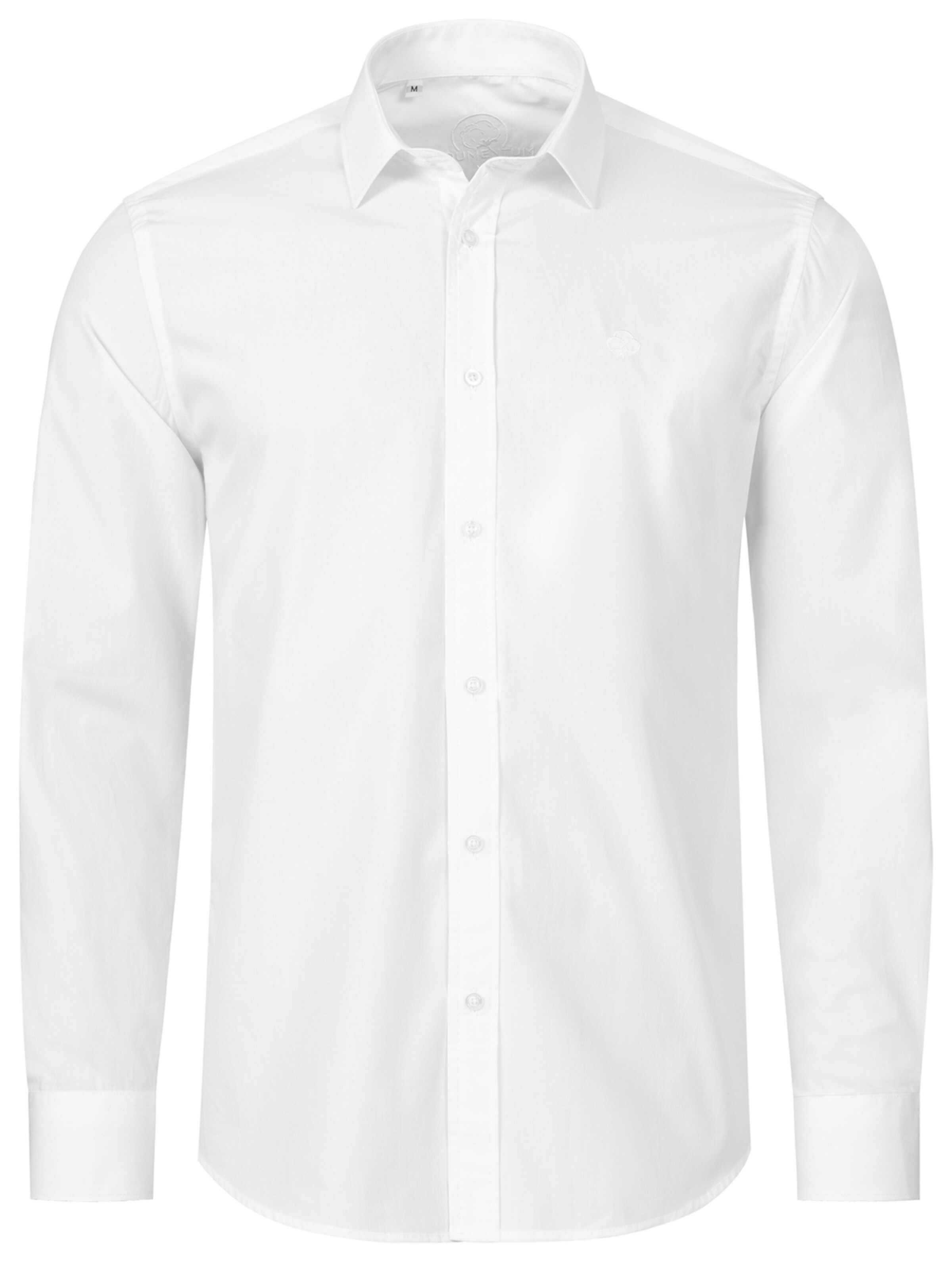 Indumentum Regular Fit Hemd in Weiß: Vorderseite