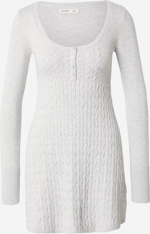HOLLISTERPletena haljina - siva boja: prednji dio