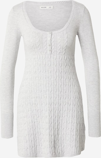 Megzta suknelė iš HOLLISTER, spalva – šviesiai pilka, Prekių apžvalga