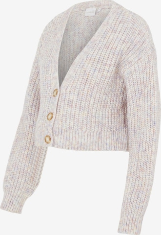 MAMALICIOUS Knit Cardigan 'Sabine' in Beige: front