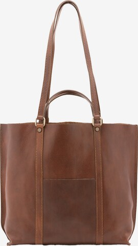 Borsa a spalla 'Borsa a Spalla Vera Pelle Alessia Firenze - Made in Italy' di Alessia Firenze in marrone: frontale
