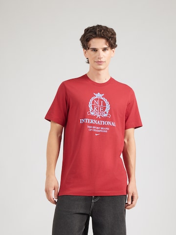 Nike Sportswear - Camisa em vermelho: frente