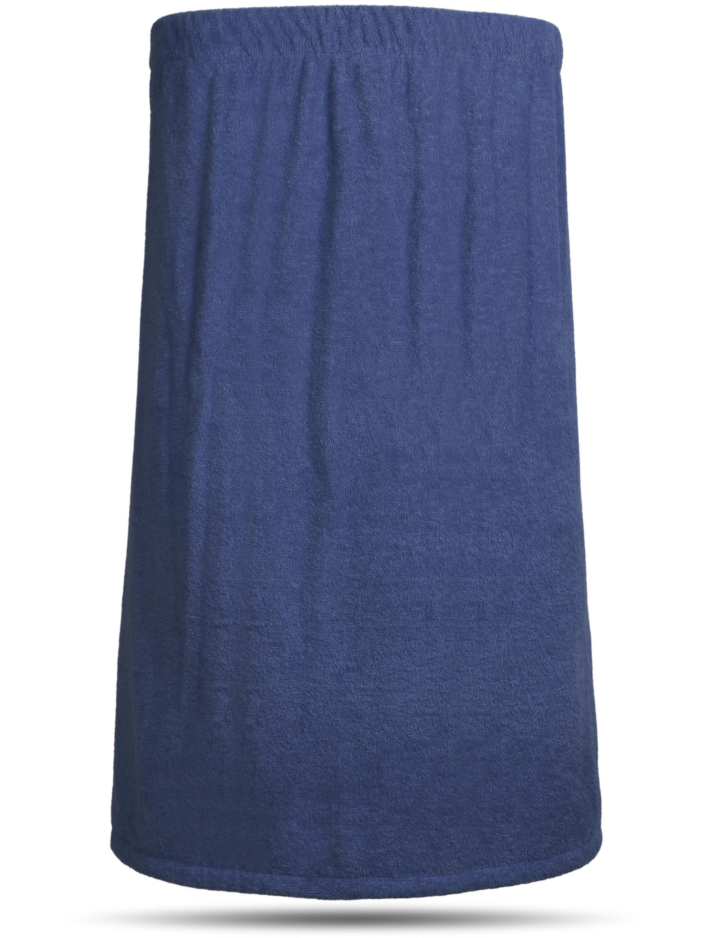 normani Short Bathrobe in Blue