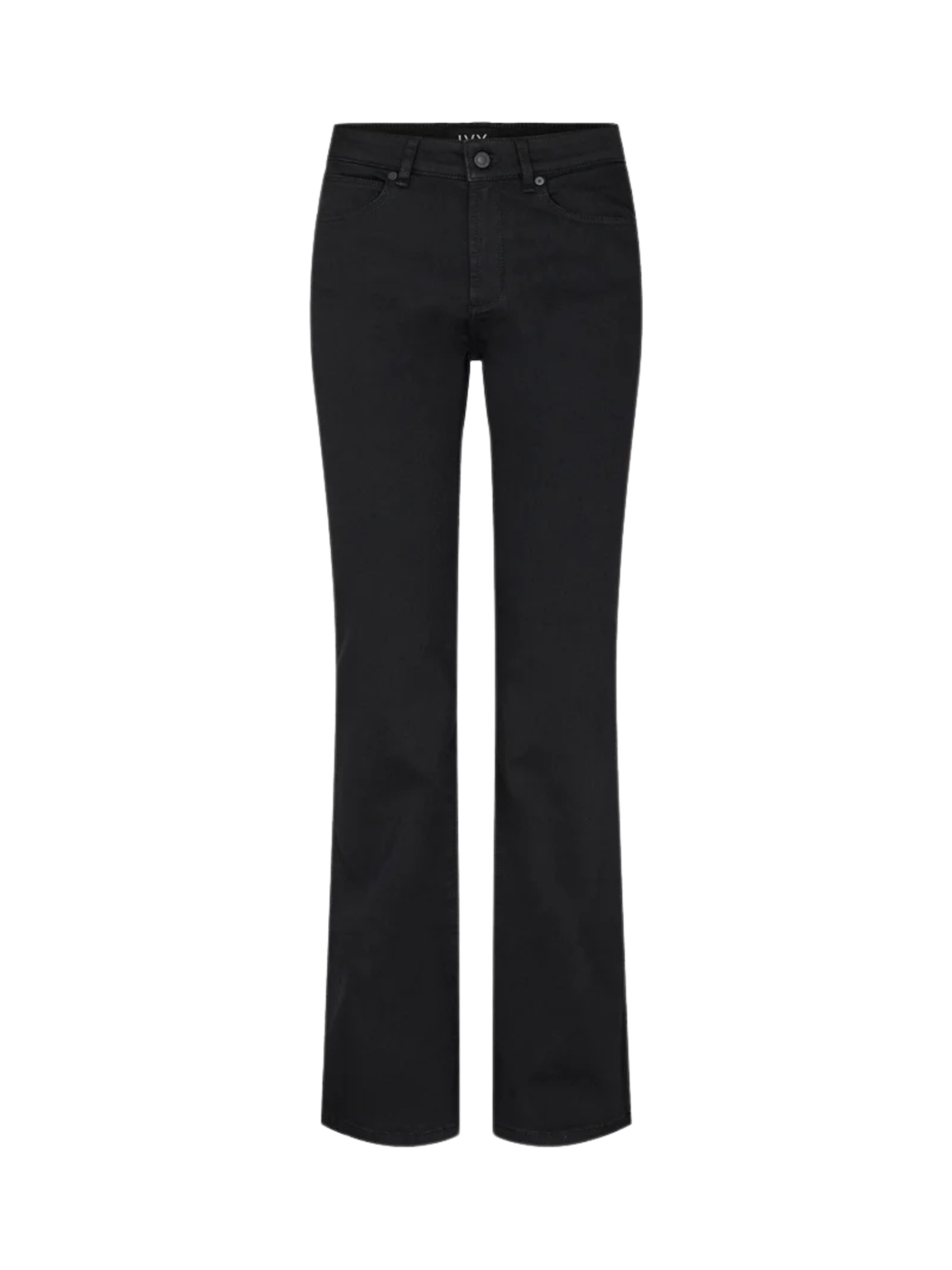 Ivy Copenhagen Regular Jeans ' IVY-Tara Flare ' in Schwarz: Vorderseite