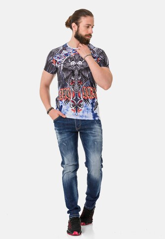 CIPO & BAXX Shirt in Blue