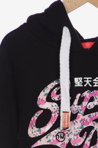 Superdry Sweatshirt & Zip-Up Hoodie in XXS in Black