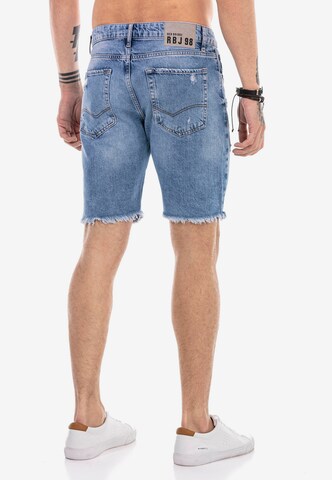 Redbridge Regular Jeansshorts 'Preston' in Blau