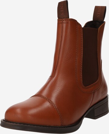 Ten Points Chelsea Boots 'PANDORA' in Brown: front