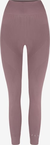 Born Living Yoga Skinny Leggings 'Keren' in Lila: voorkant