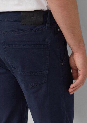 Regular Pantalon chino ' DENVER ' s.Oliver en bleu