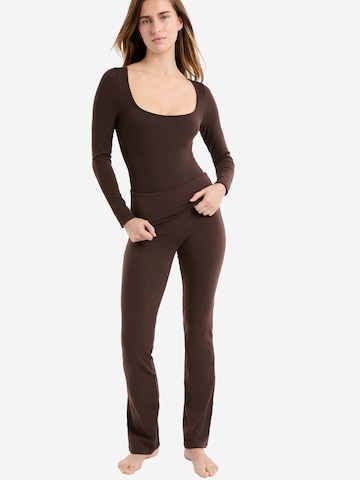 ETAM Pajama Pants 'Jalatee' in Brown