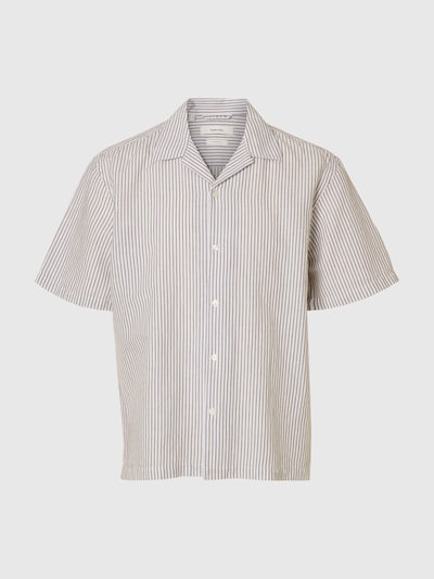 SELECTED Button Up Shirt 'SLHClay' in Brown / White, Item view