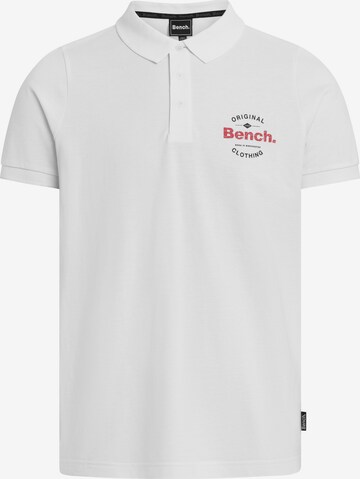 BENCH Polo Shirt 'Cometer' in Weiß: predná strana