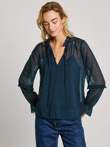 Camicia da donna 'Odette' di Pepe Jeans in blu: frontale