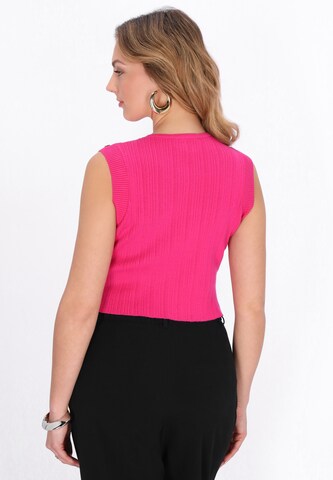 Haut 'Festive' faina en rose
