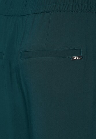 CECIL Wide leg Pants 'Neele' in Green