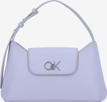 Sac bandoulière Calvin Klein en violet : devant