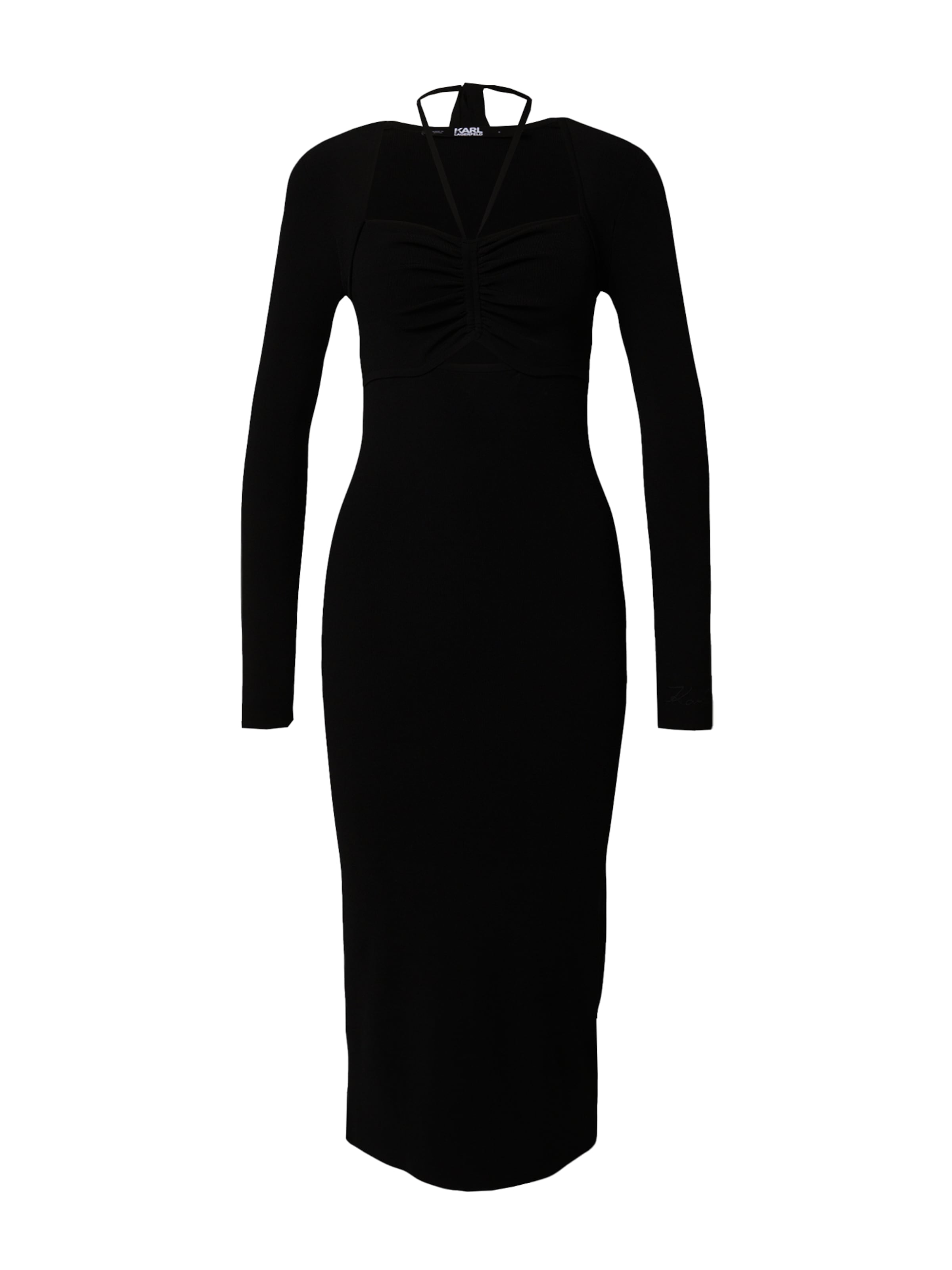 Abito di Karl Lagerfeld in nero: frontale