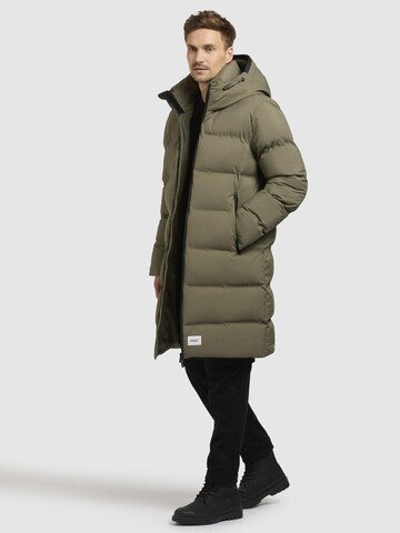 khujo Winterjas 'Caius2-YM' in Groen