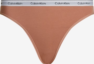 Slip Calvin Klein Underwear en orange : devant