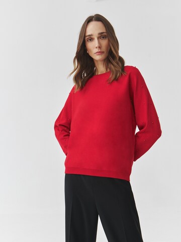 TATUUM Sweater 'Perlo' in Red