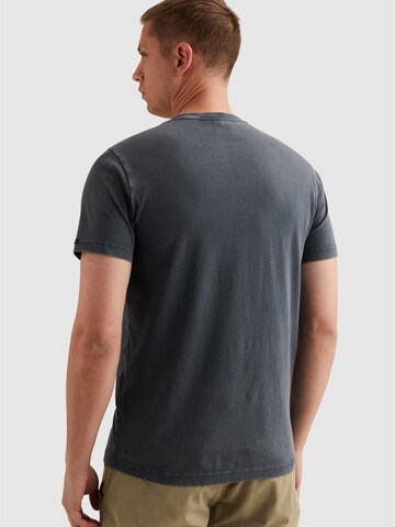PME Legend Shirt 'T-shirt in a cotton blend with garment-dye wash' in Blauw