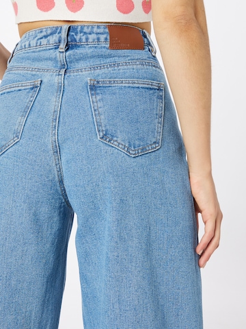 Missguided Wide Leg Jeans in Blau