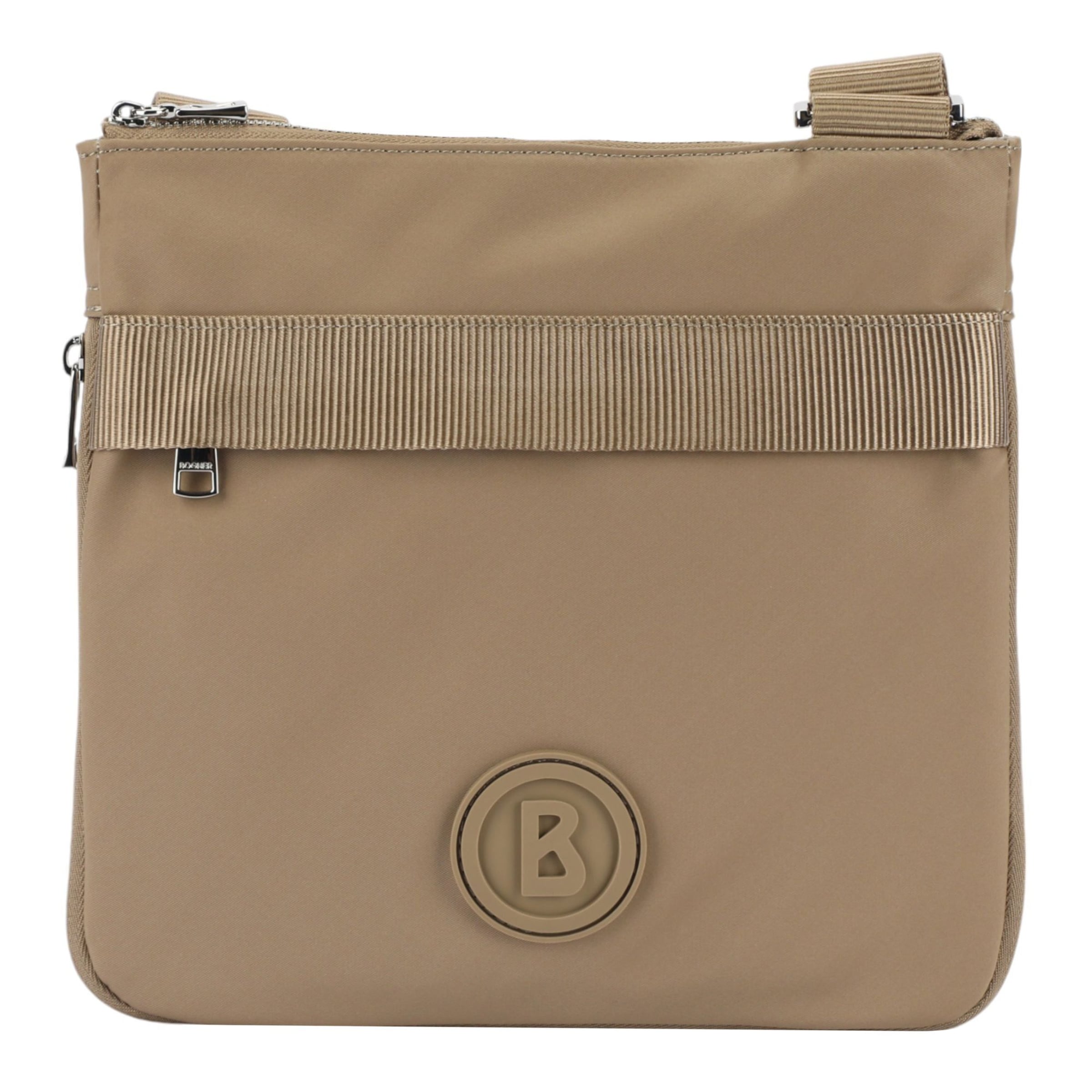 BOGNER Schoudertas 'Maggia Serena' in Bruin: voorkant