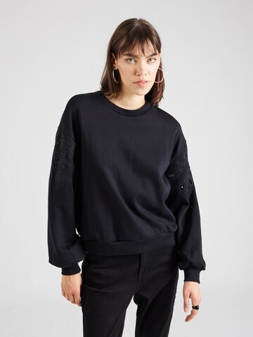 GAP Sweatshirt in Black: front