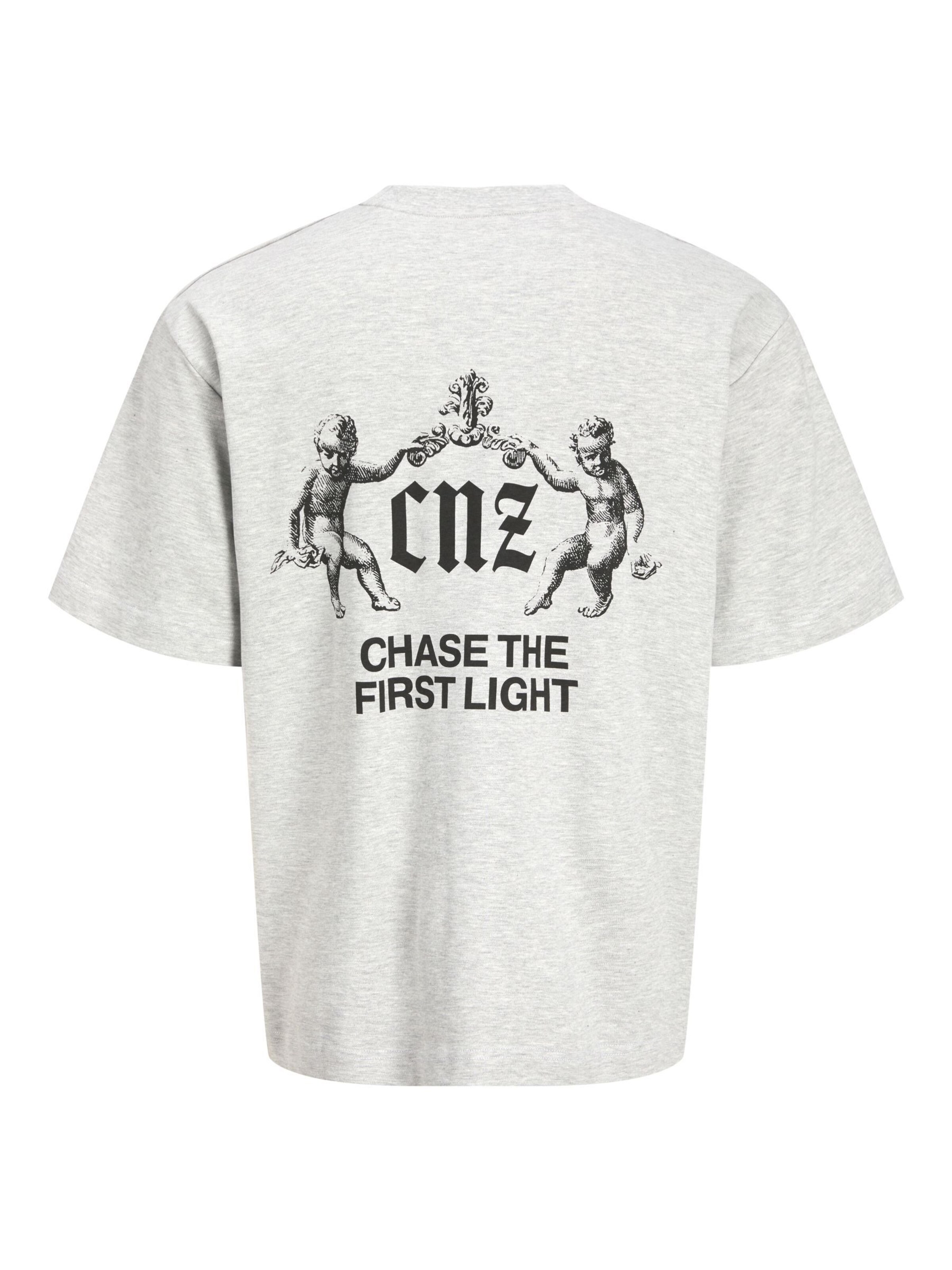 T-Shirt 'CNZ' JACK & JONES en gris