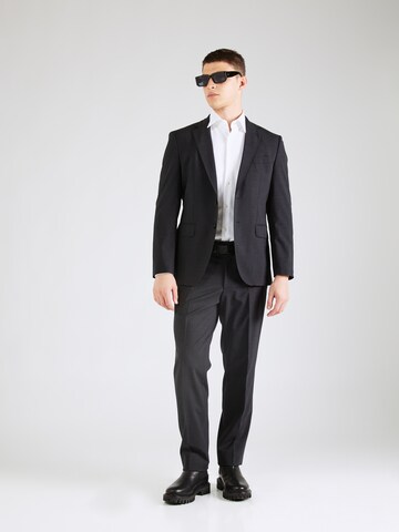 BOSS Slim Fit Hemd 'Hank' in Weiß