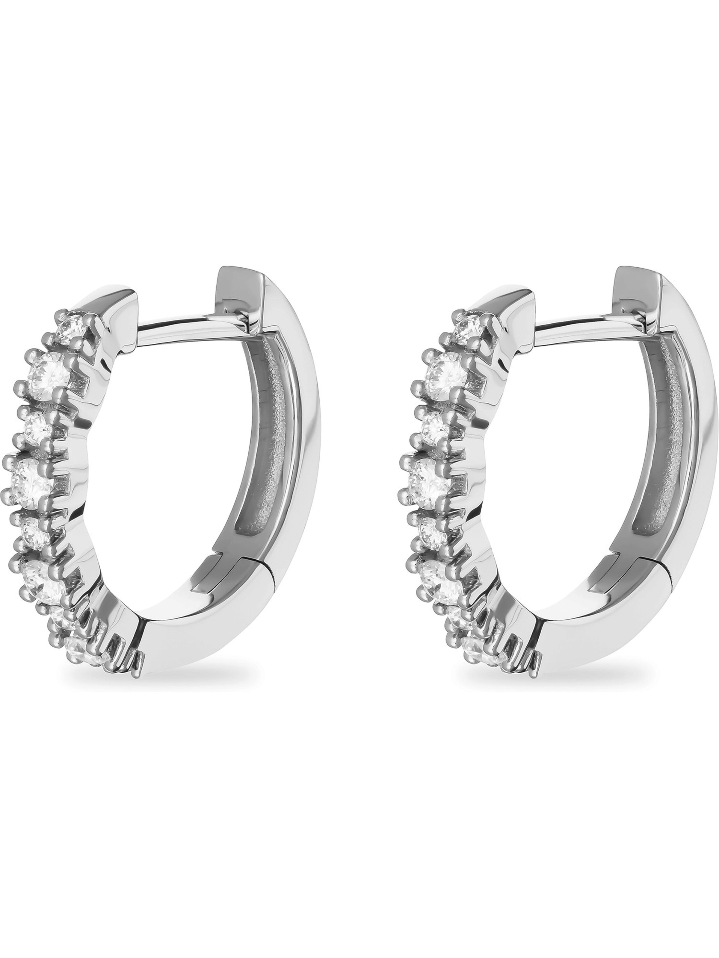 CHRIST Ohrringe in Silber: Vorderseite