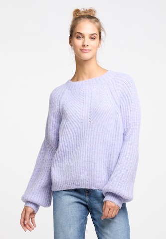 IZIA Sweater in Purple: front