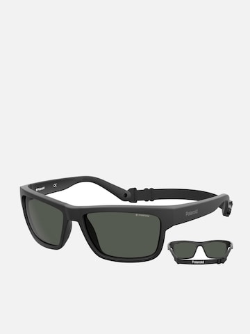 Lunettes de soleil Polaroid en noir : devant