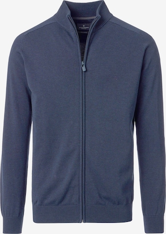 CASAMODA Knit cardigan in Blue: front
