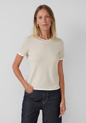 Pull-over s.Oliver BLACK LABEL en beige : devant