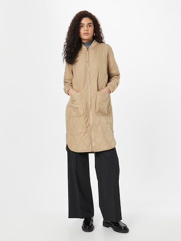 s.Oliver Between-seasons coat in Brown: front