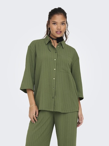 JDY Blouse in Groen: voorkant