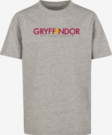 F4NT4STIC Shirt 'Harry Potter Gryffindor' in Grey: front