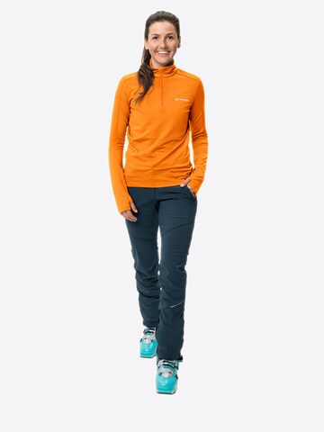 VAUDE Sports sweater ' Livigno II ' in Orange