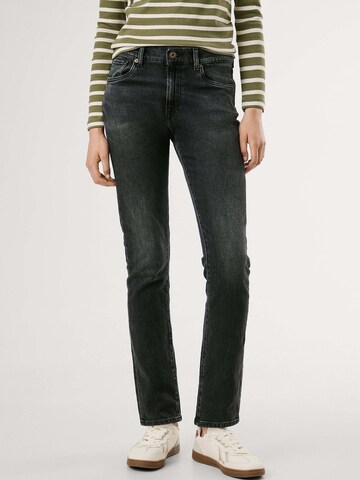 Pepe Jeans Slimfit Jeans 'Grace ' in Zwart: voorkant
