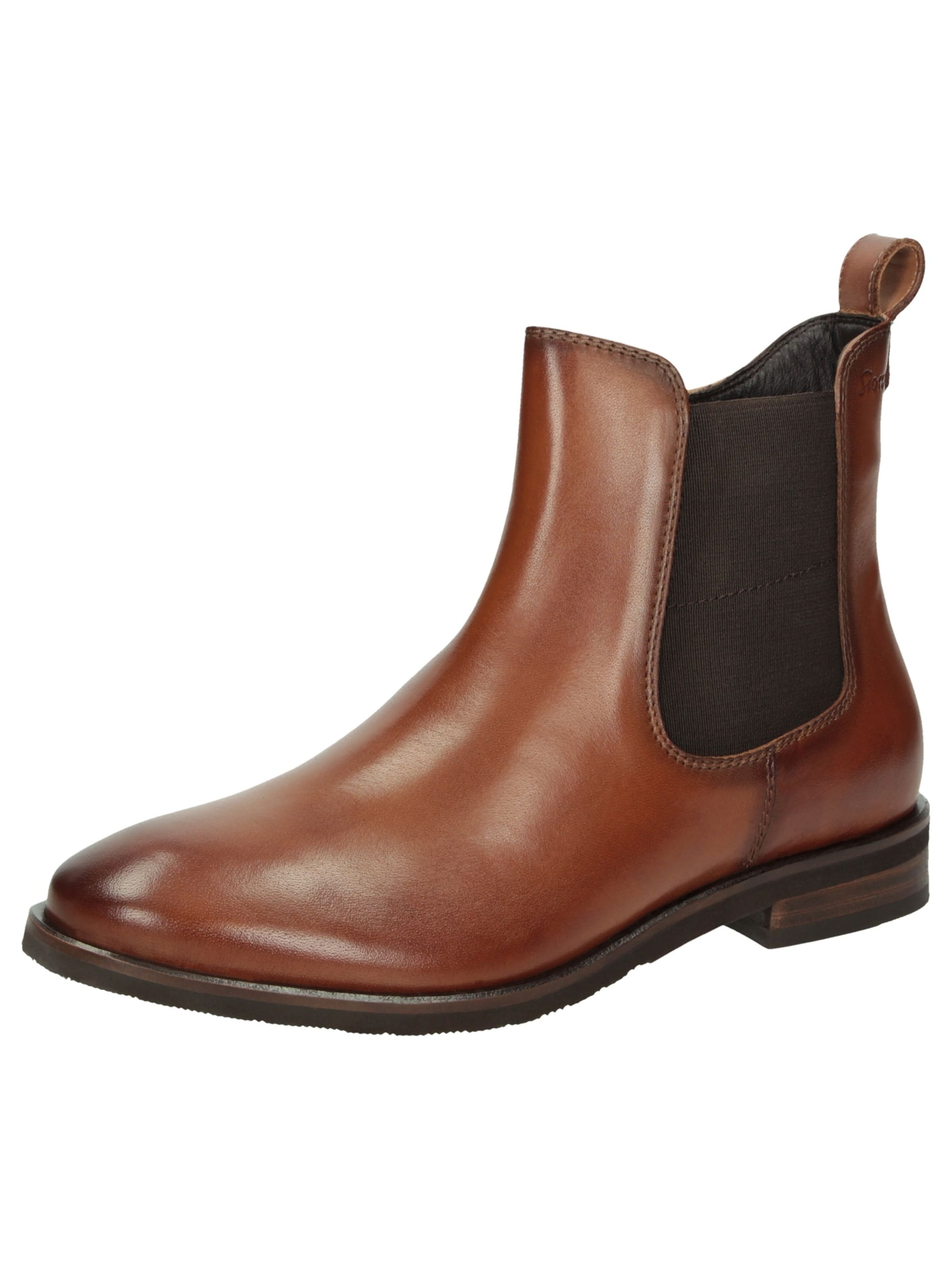 Chelsea Boots ' Elaneska-700 ' SIOUX en marron : devant