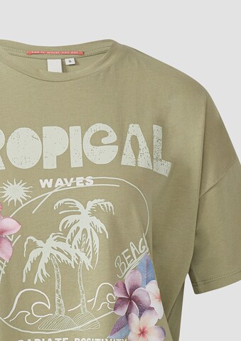T-shirt QS en vert