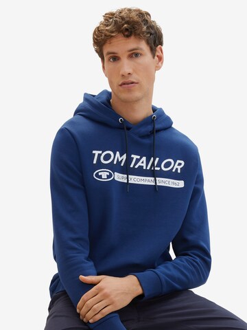 TOM TAILOR Μπλούζα φούτερ σε μπλε