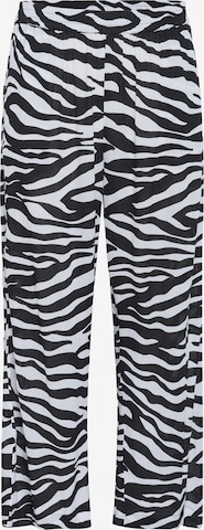 KaffeLoosefit Hlače 'Dacia' - crna boja: prednji dio