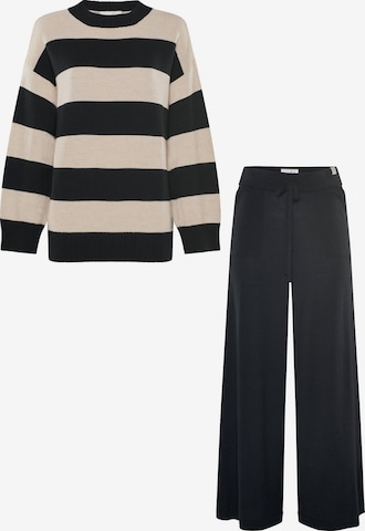 Abito da casa 'LOUNGEWEAR SET - Pullover Felia & Pants Frida' di YOU LOOK PERFECT in nero: frontale